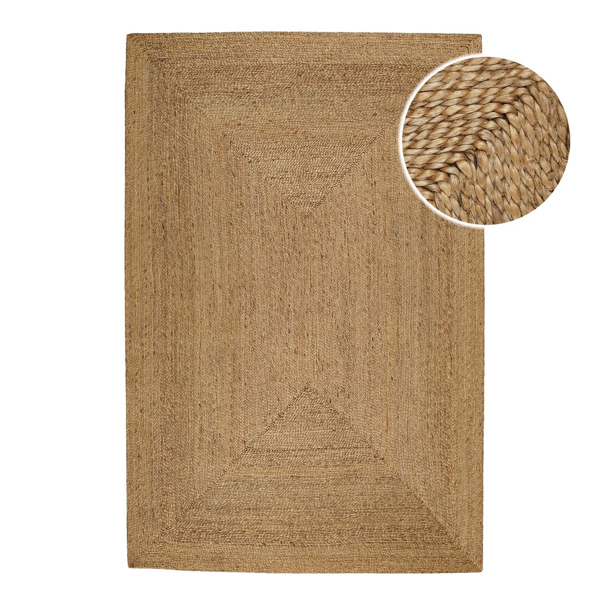 Tapis en jute premium, épais et durable ,  COLLINS naturel, WECON HOME