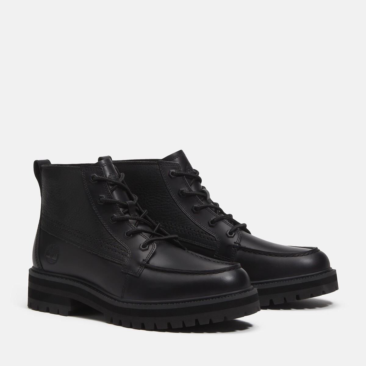 Stivaletti stringati in pelle, BRITTON DRIVE MID LACE nero , TIMBERLAND