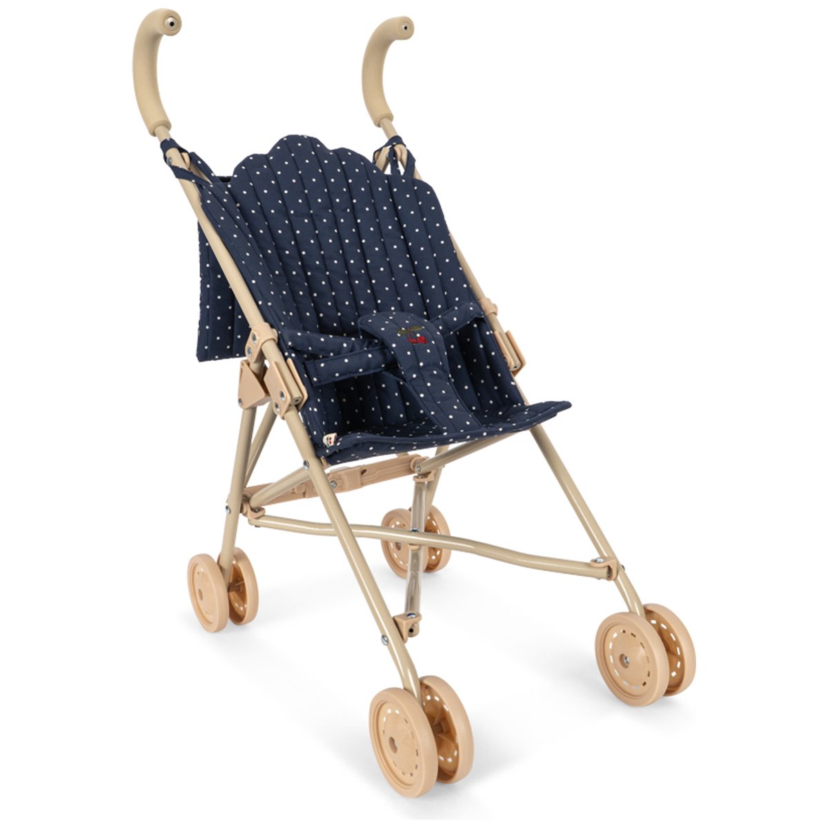 Poussette pour poupée bleu, blanc, rouge, KONGES SLOJD