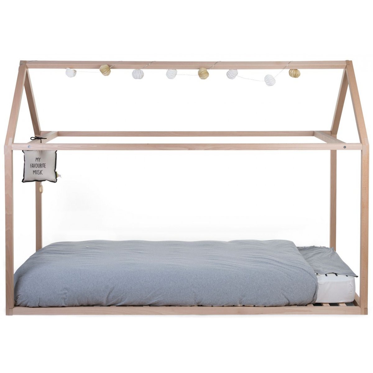Cadre de lit tipi 90x200 cm naturel, CHILDHOME