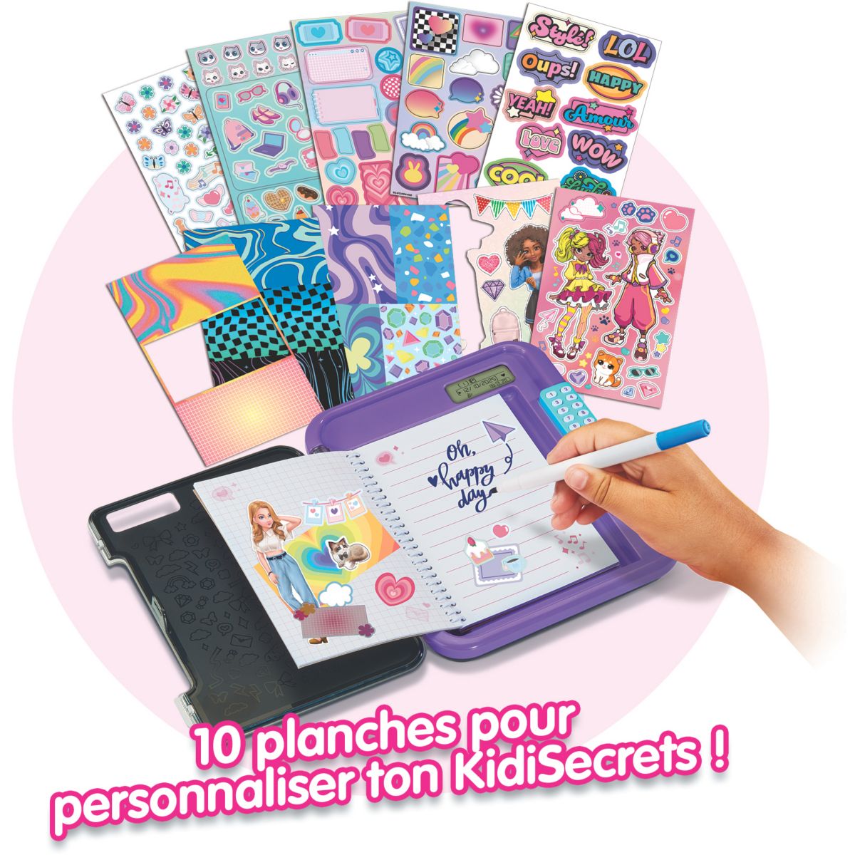 Jeu éducatif KidiSecrets365-Mon journal intime noir noir, VTECH