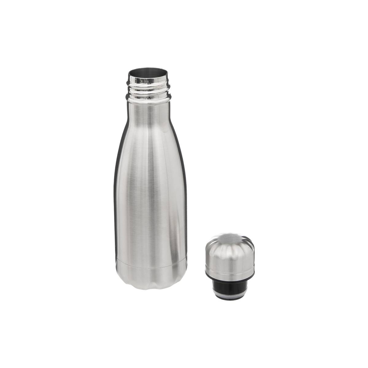 Mini bouteille isotherme 0,26L argent, 5FIVE SIMPLY SMART