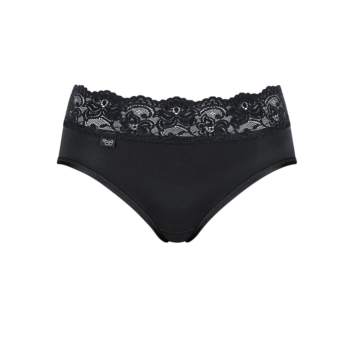 Slip midi Romance (lot 4) noir, SLOGGI