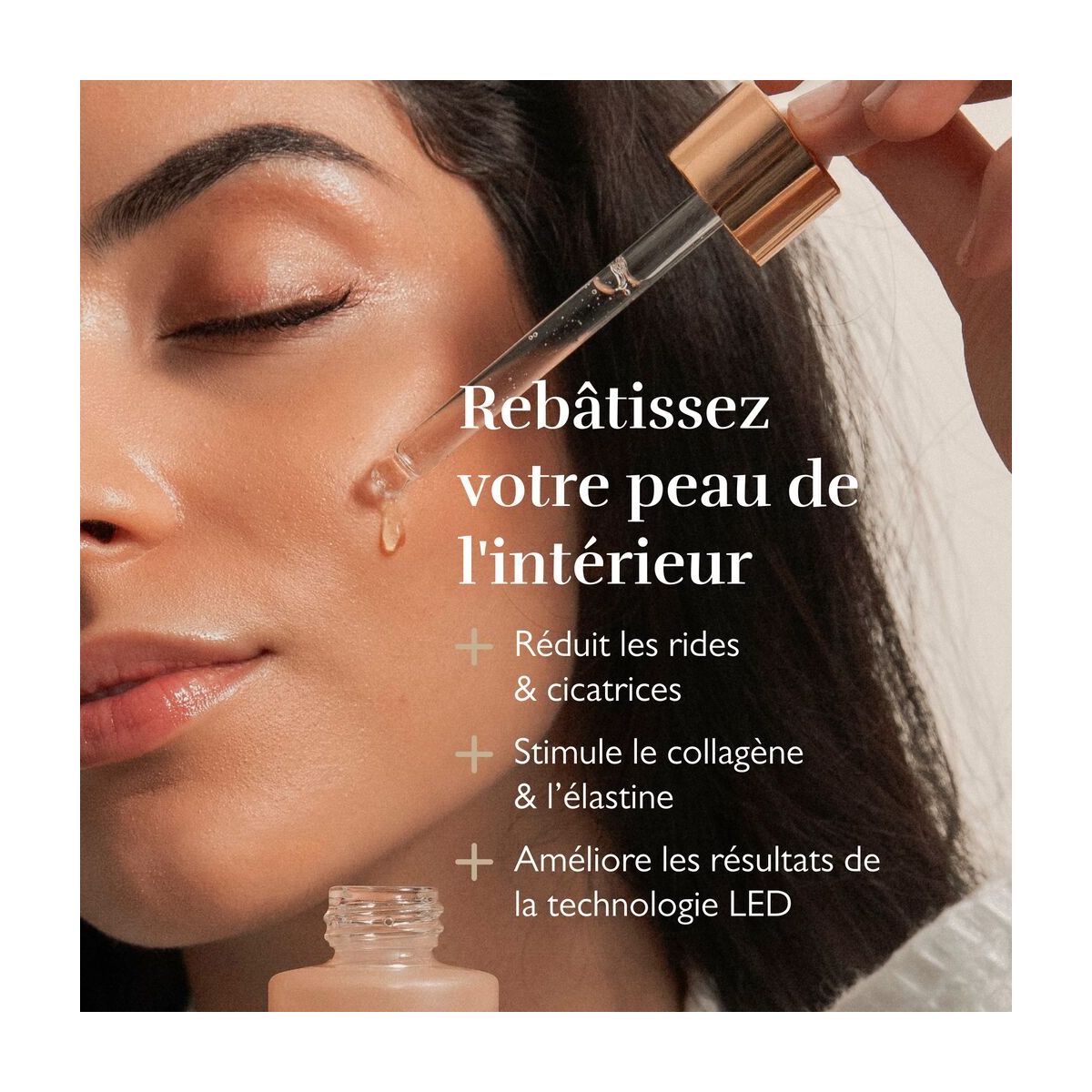 Sérum 50ml Serum Anti-age et Hydratation couleur unique, SILKN