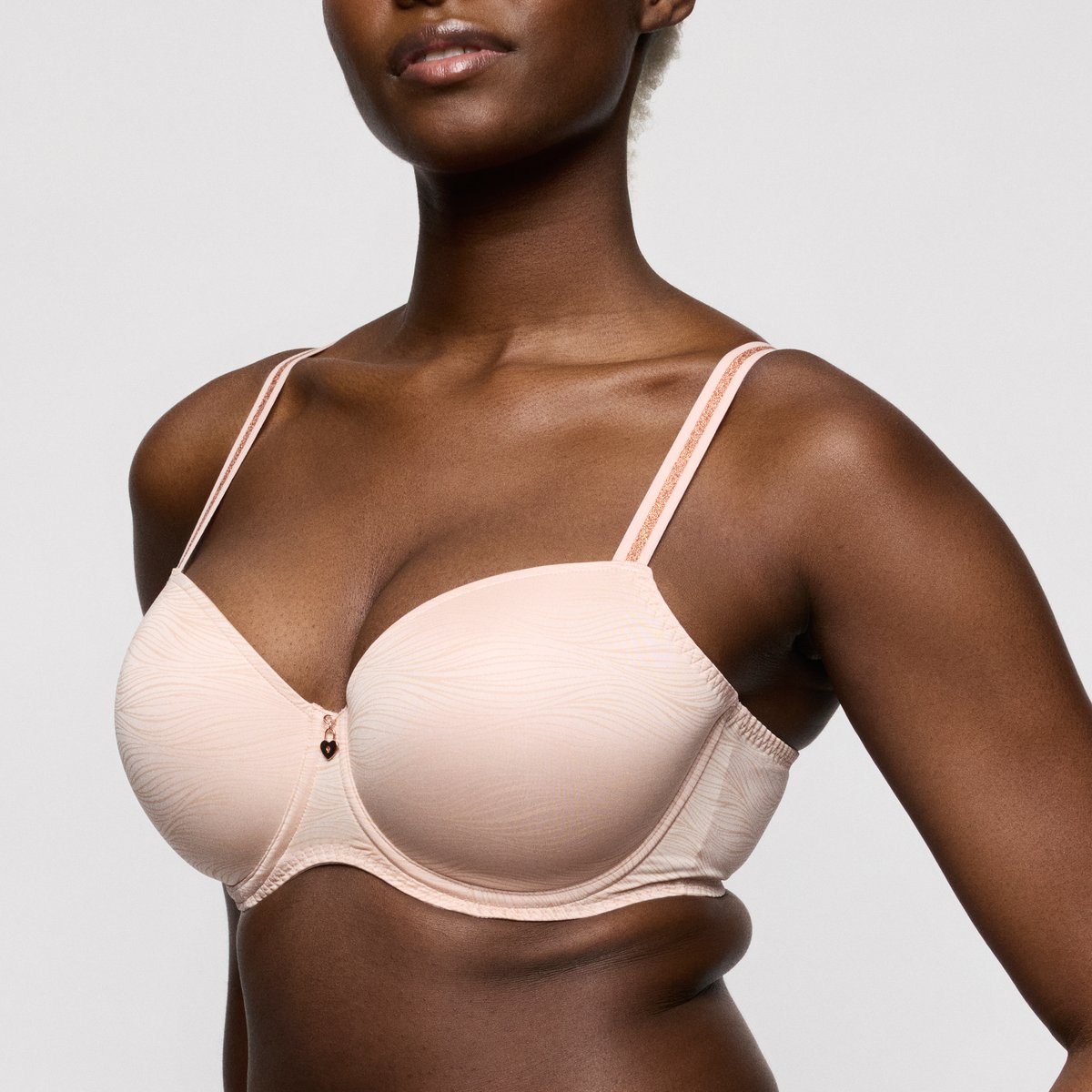 Soutien gorge balconnet rembourré BRIANA rose - pearly pink, PRIMADONNA