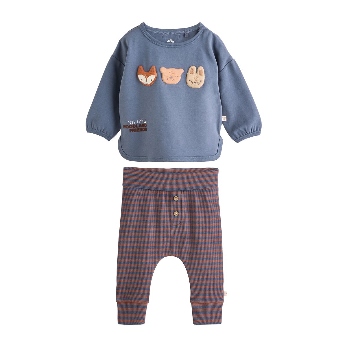 Ensemble bébé haut et legging, 2 pièces forêt bleue, NEXT