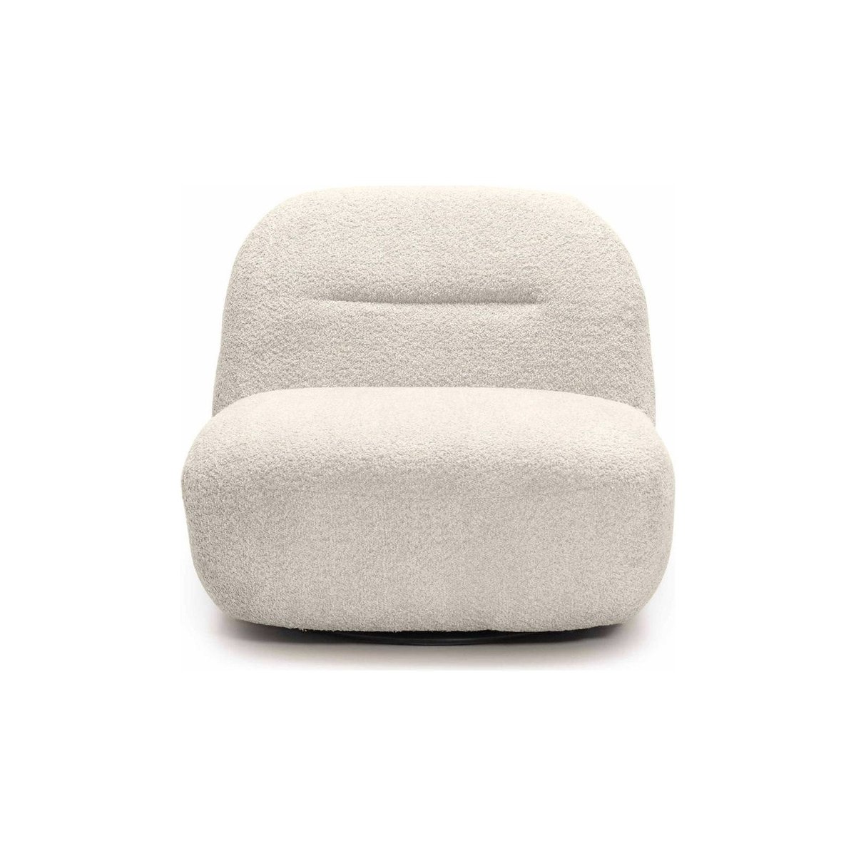 Fauteuil lounge pivotant collection BOCHIC crème, RECOLLECTION