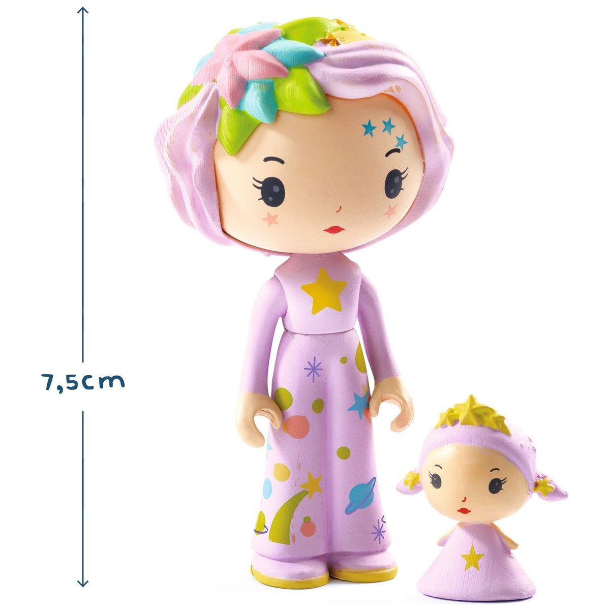 Figurine Violet tinyroom violet, jaune, vert, DJECO