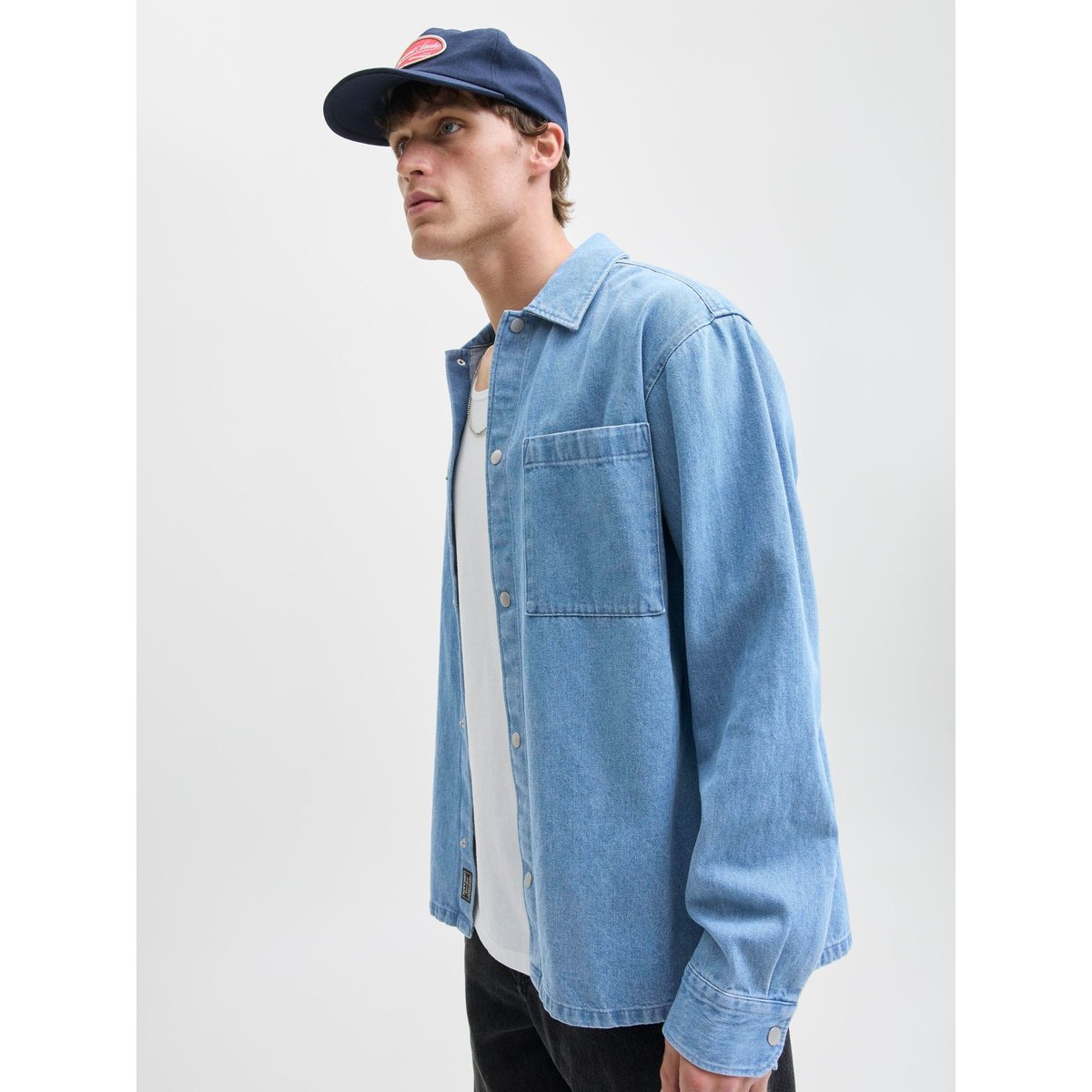 Chemise En Denim light blue denim, JACK & JONES