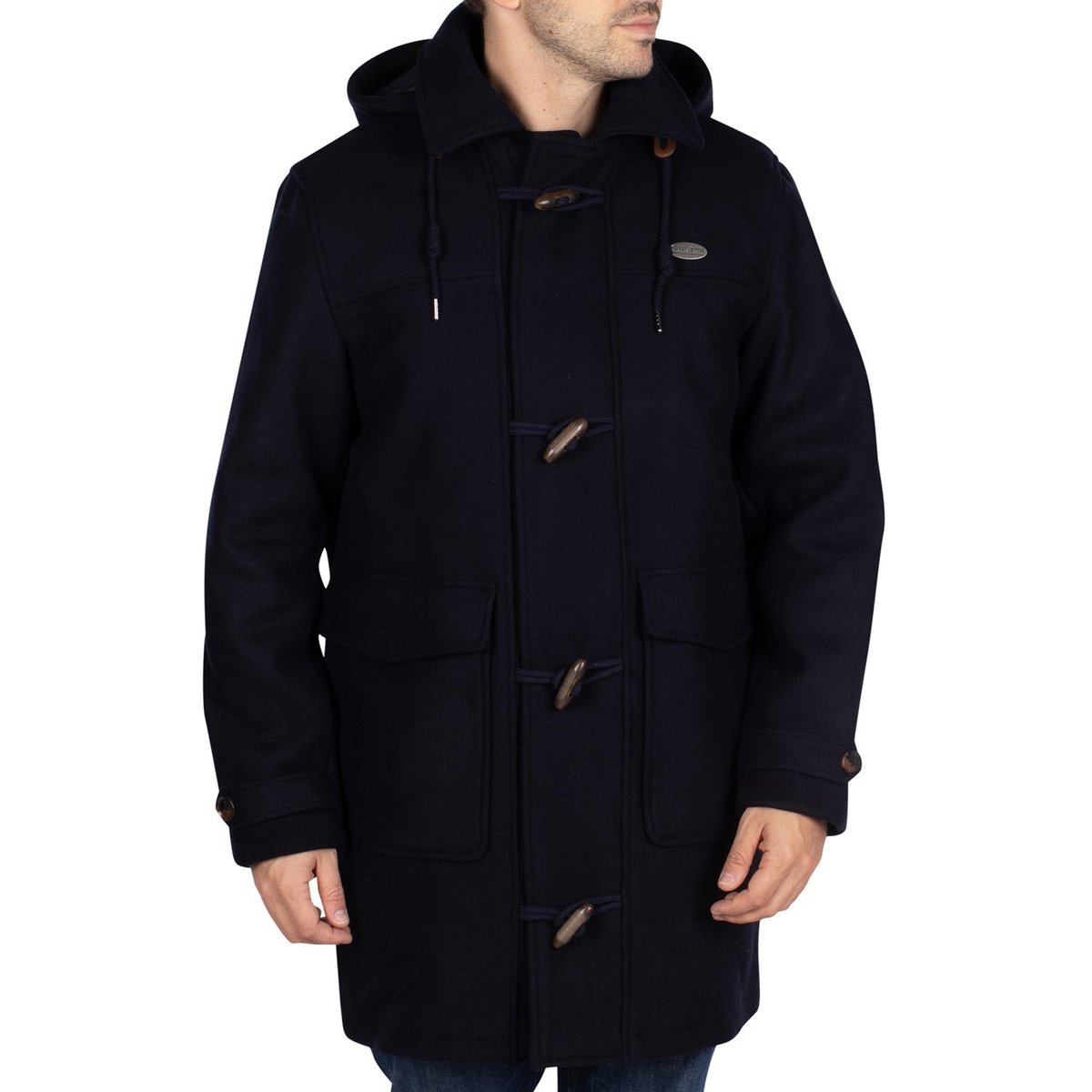 Duffle-coat rugby laine navy, SHILTON