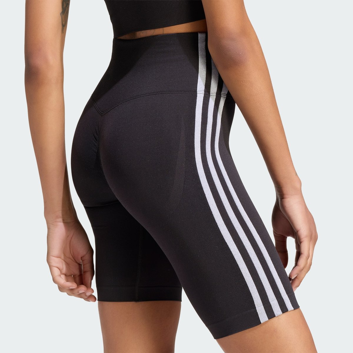 Short Sans Couture 3 Bandes Essentials 12,7 Cm Short Sans Couture 3 Bandes Essentials 12,7 Cm black, adidas Originals