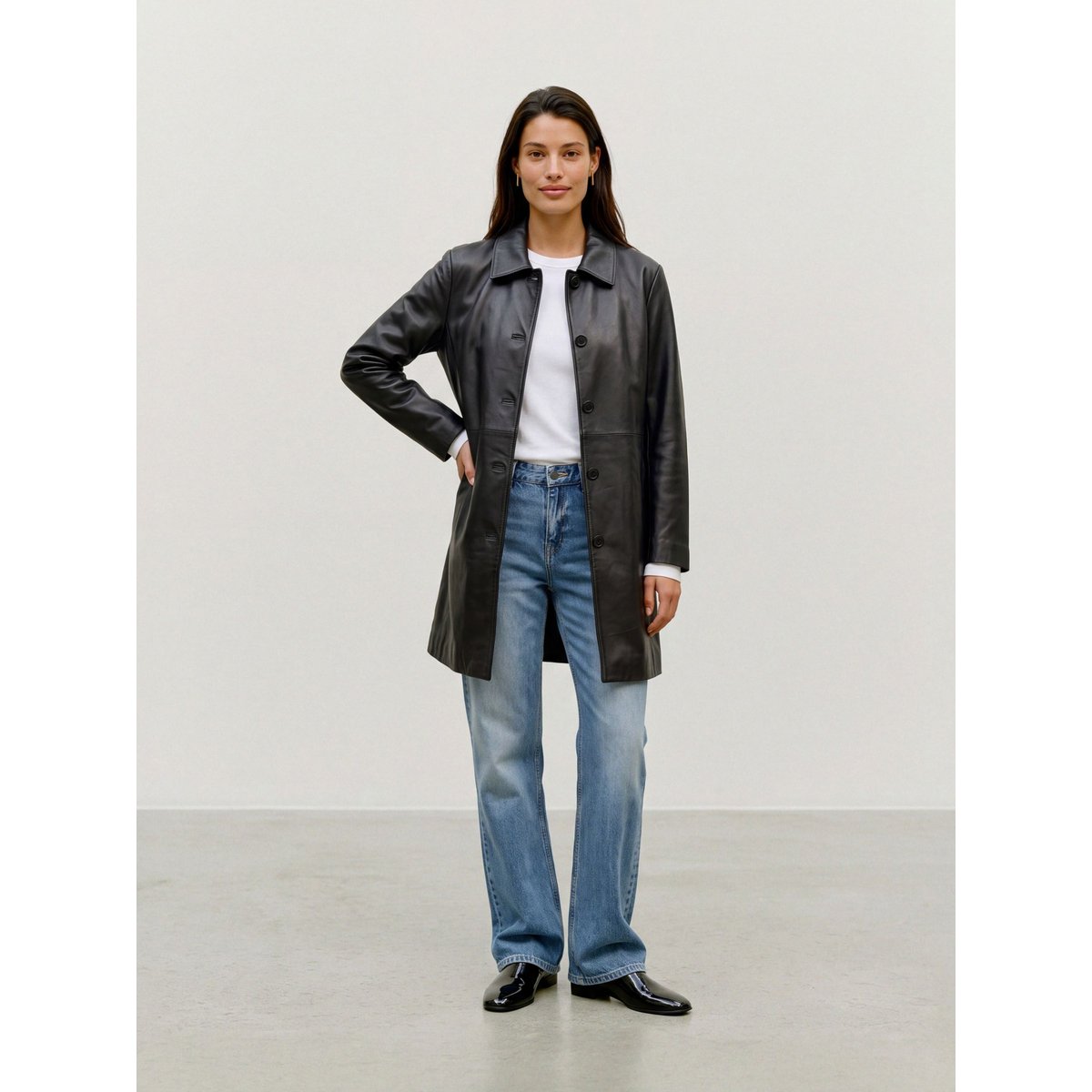 Veste En Cuir black 1, VERO MODA