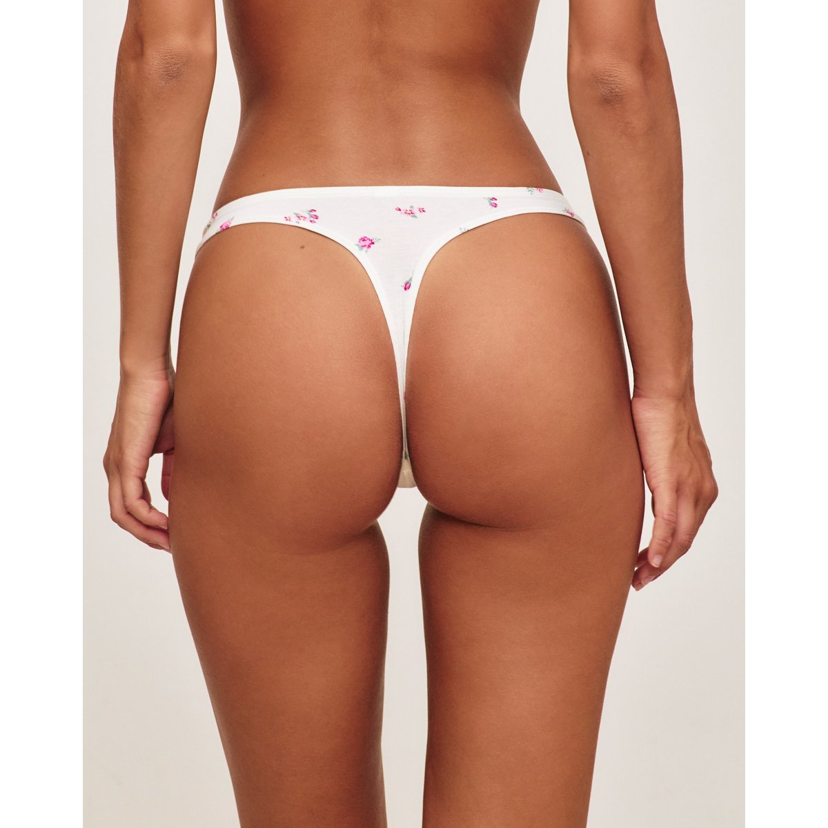 UNDIZ STRING TAOMIZ PRINTFLOWERIZ blanc casse, UNDIZ