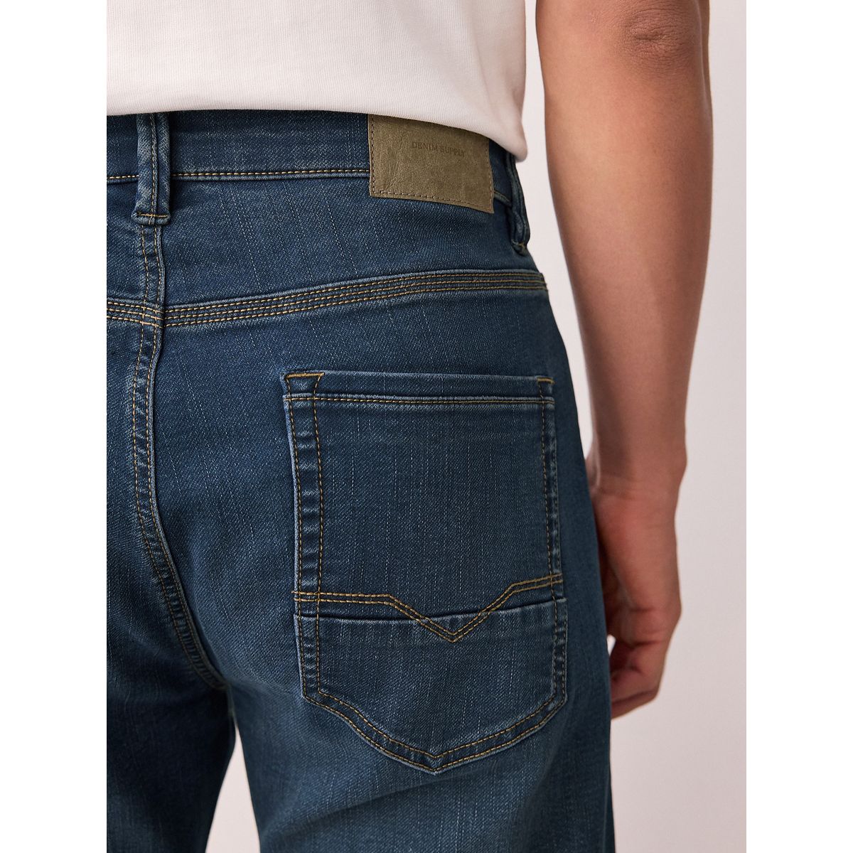 Jean confort stretch bleu/noir, NEXT