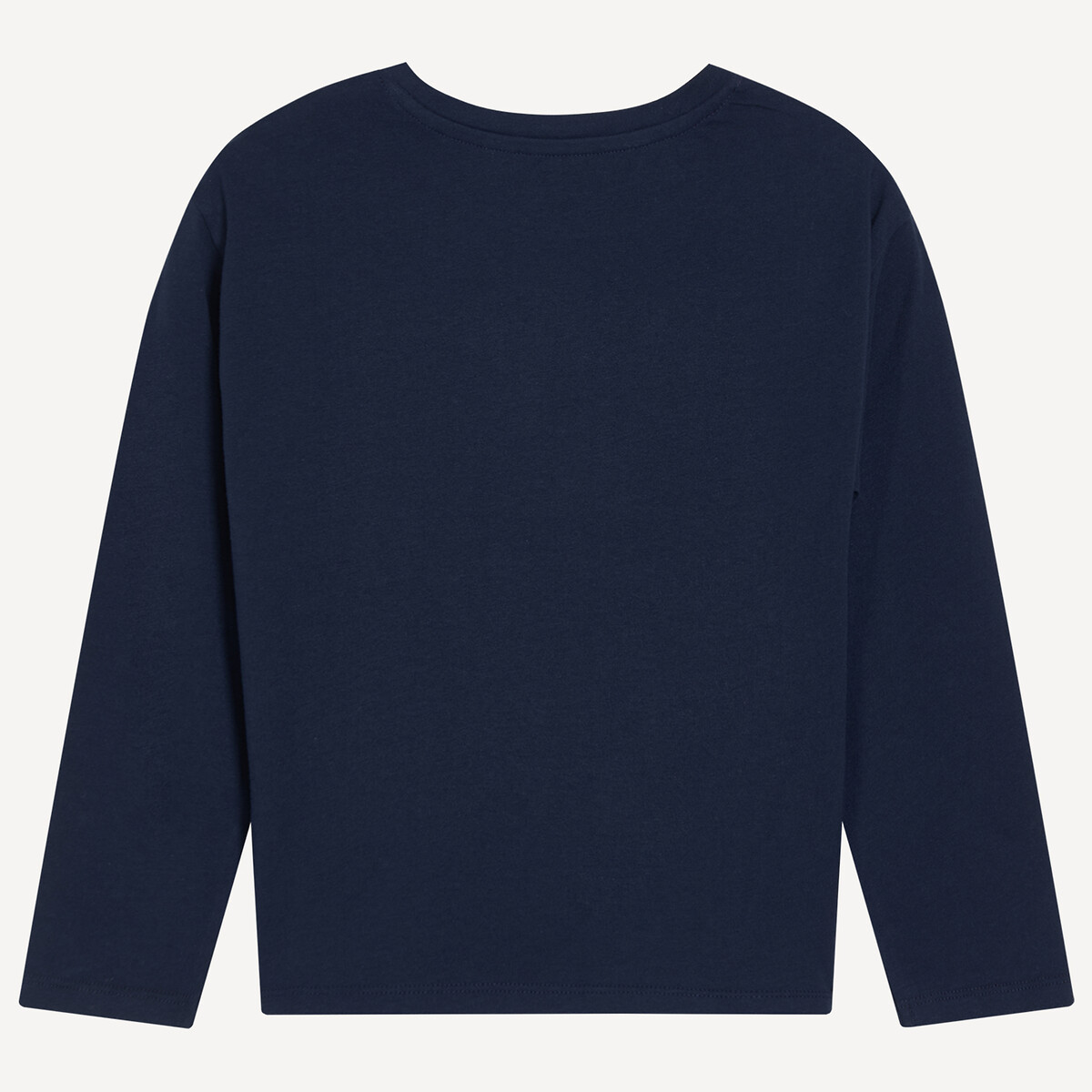 Teddy Bear/Slogan Print Long Sleeve T-Shirt navy blue, LA REDOUTE COLLECTIONS