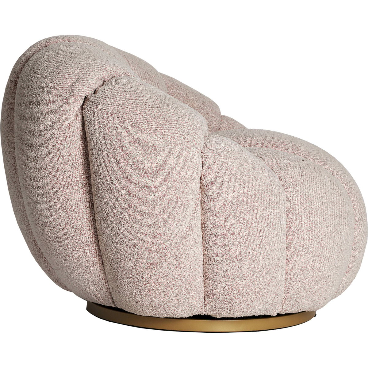 Fauteuil enveloppant collection VACIO rose pâle, RECOLLECTION