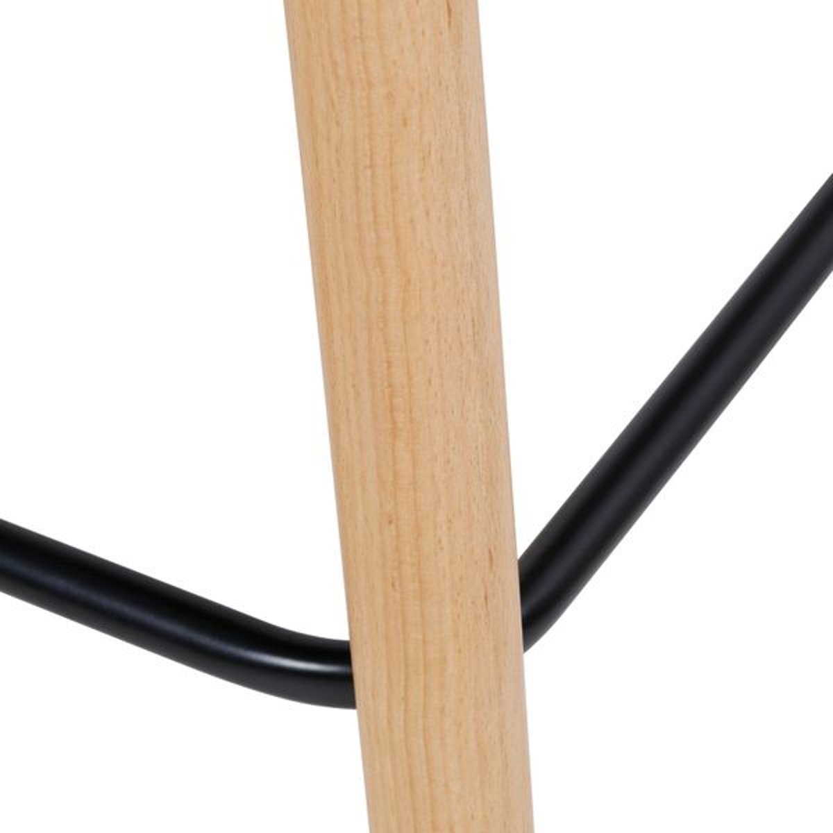 Chaise de bar tissu noir, ZAGO