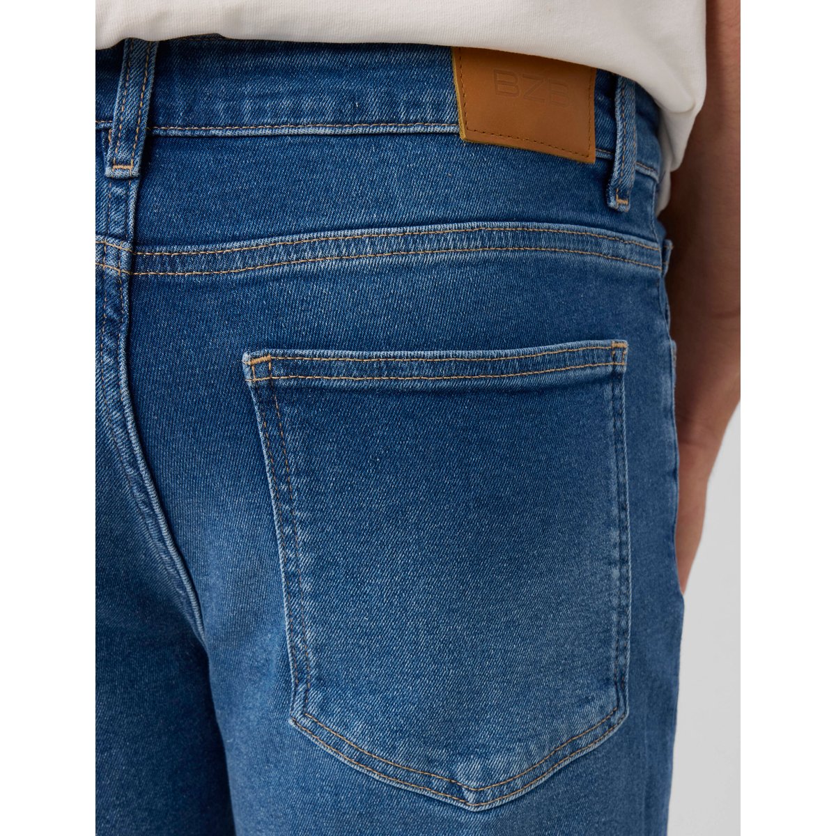 Jean slim bleu moyen, BZB