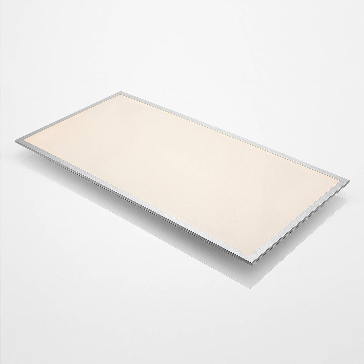 Panneau moderneLED, Zento blanc, argenté, LINDBY