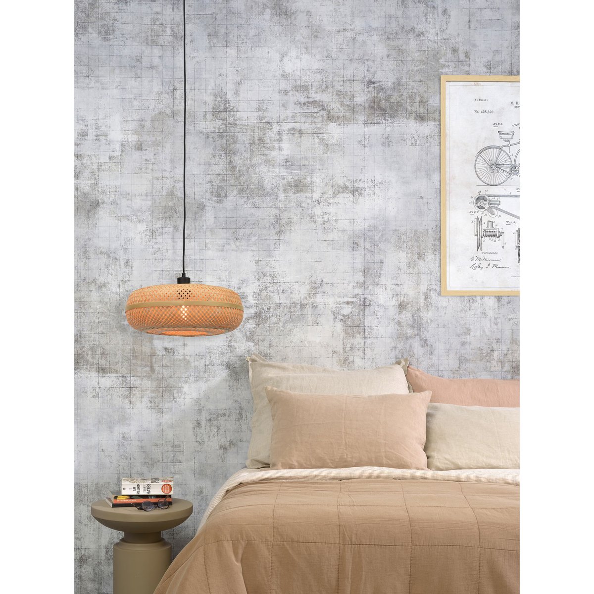 Lampe Suspendue Bambou PALAWAN naturel, GOOD & MOJO