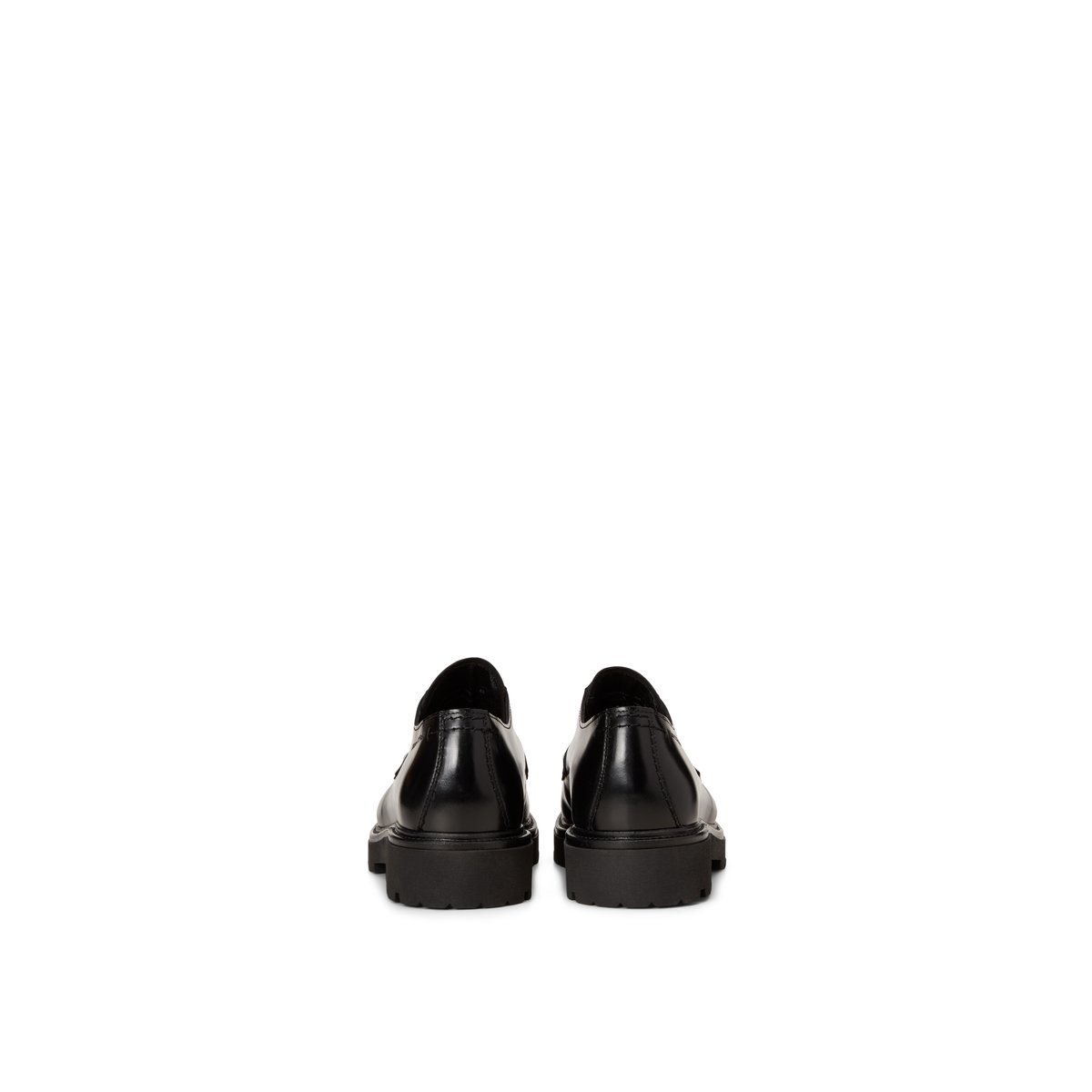 Chaussures à lacets, modèle Phil en cuir de veau légèrement brillant noir, MARC O'POLO