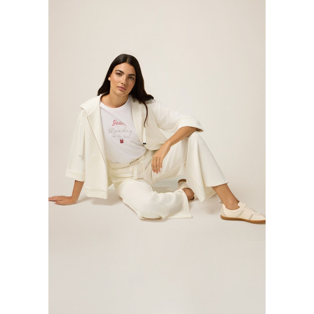 Pantalon palazzo blanc, OLTRE