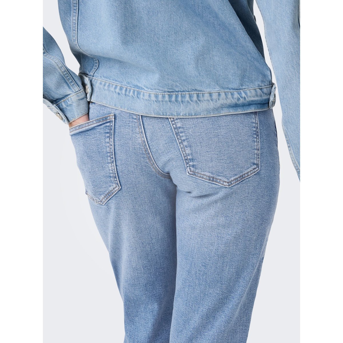 Jean Coupe Droite light blue denim, ONLY