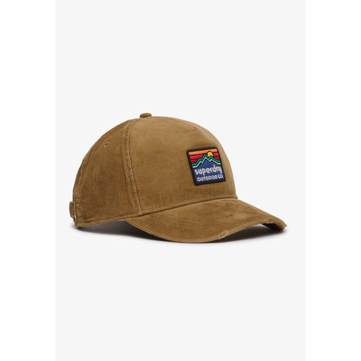 Casquette camionneur en velours à motif velours fauve délavé, SUPERDRY