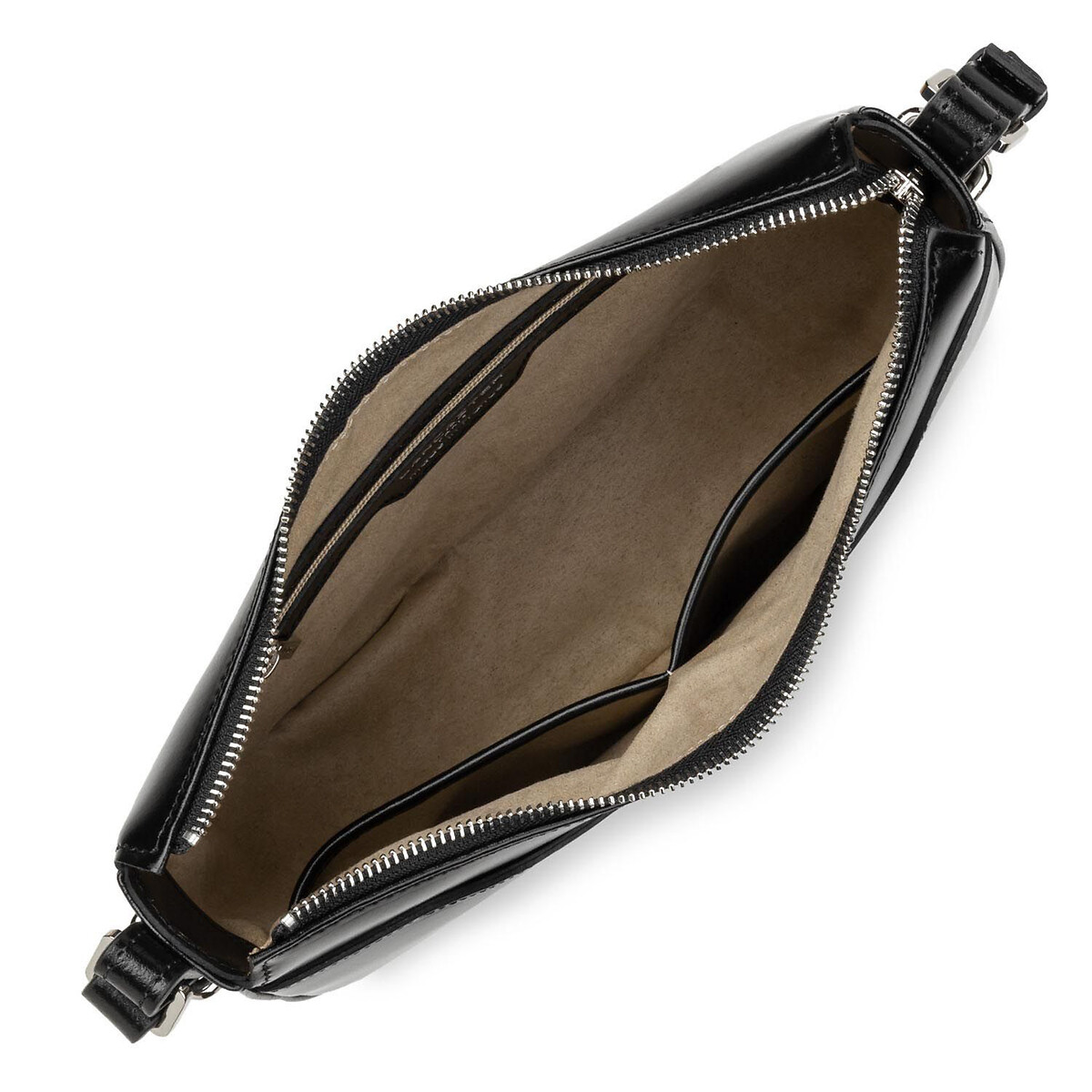 Sac à bandoulière demi lune SUAVE ACE noir, LANCASTER