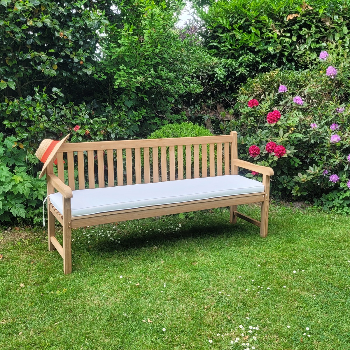 Coussin pour bancs 180 cm crème, TECK ATTITUDE