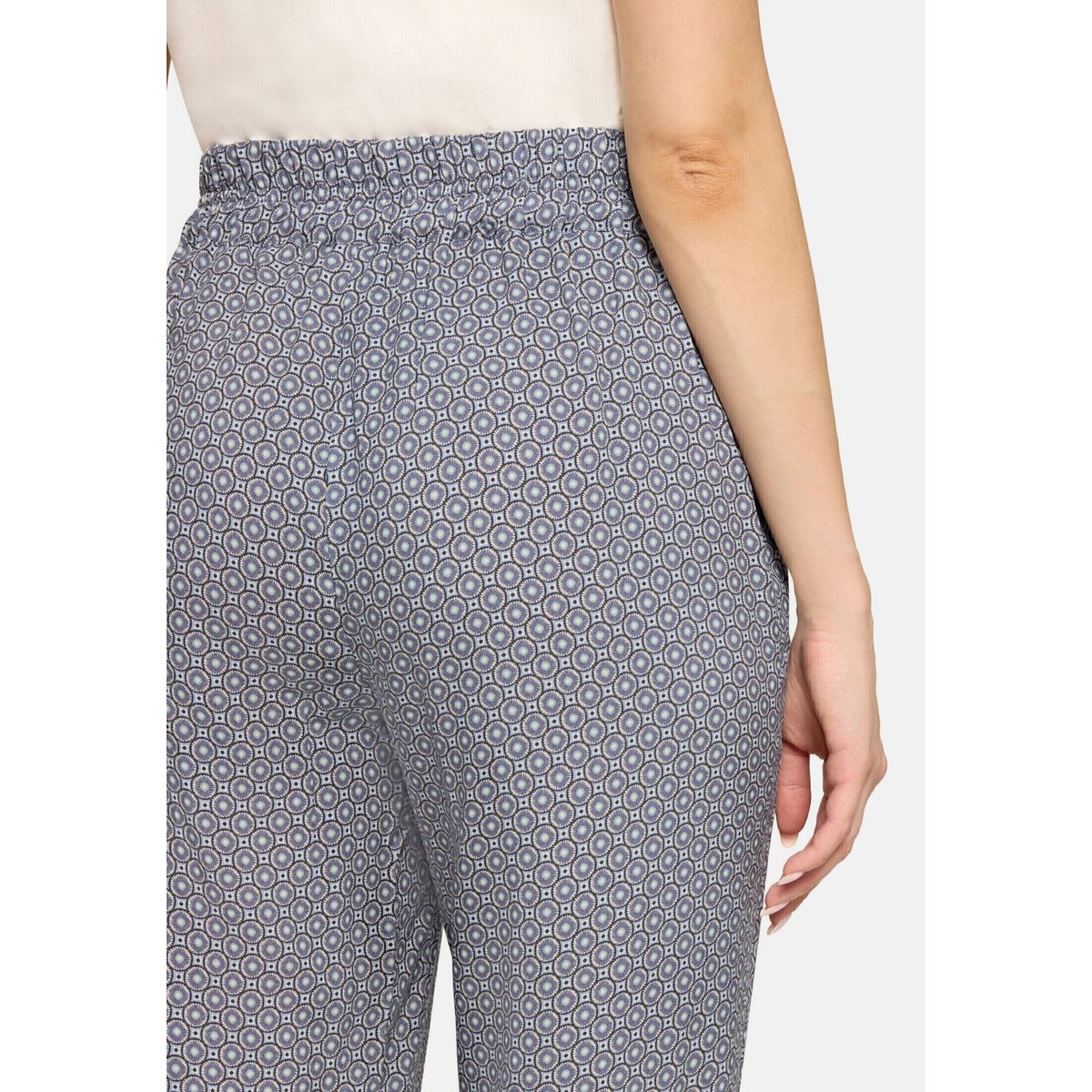 Pantalon Marlene à taille élastique blue/ dark blue, BETTY BARCLAY