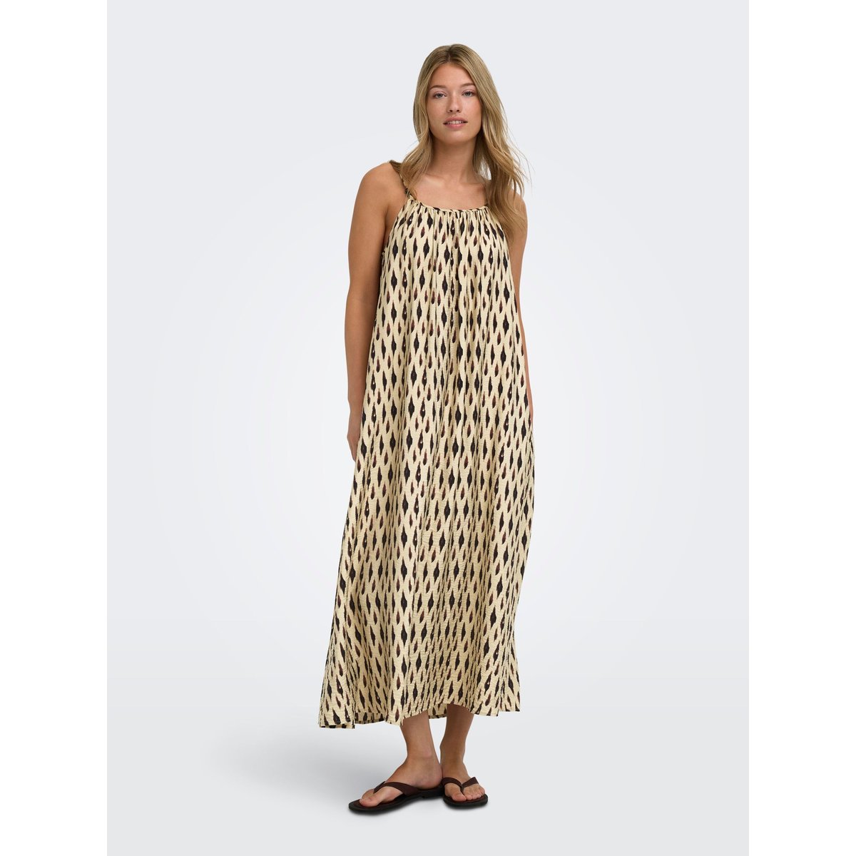 Robe blanche - brown rice 1, ONLY