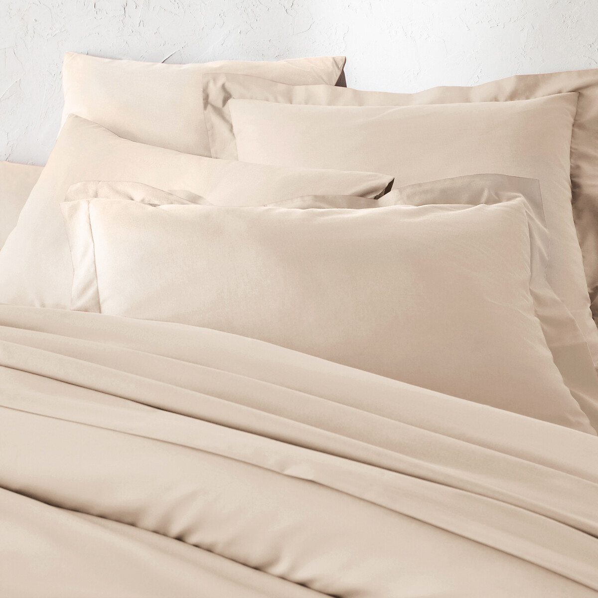 Housse de couette en coton, Scenario beige, LA REDOUTE INTERIEURS