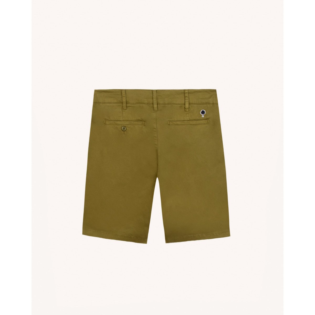 Short chino SAULIEU kaki foncé, FAGUO