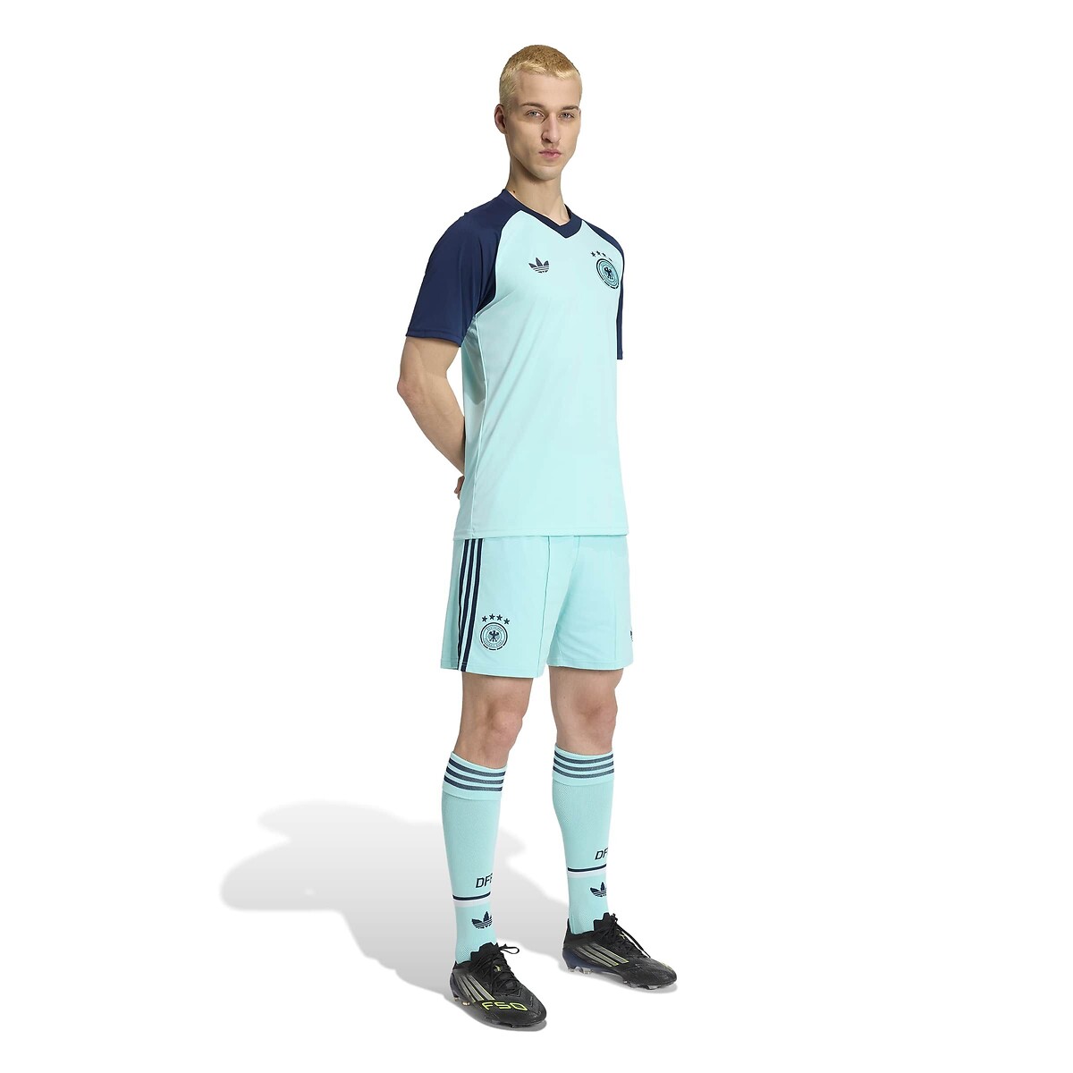 Preshirt Away Duitsland, WK 2026 aqua , adidas Performance