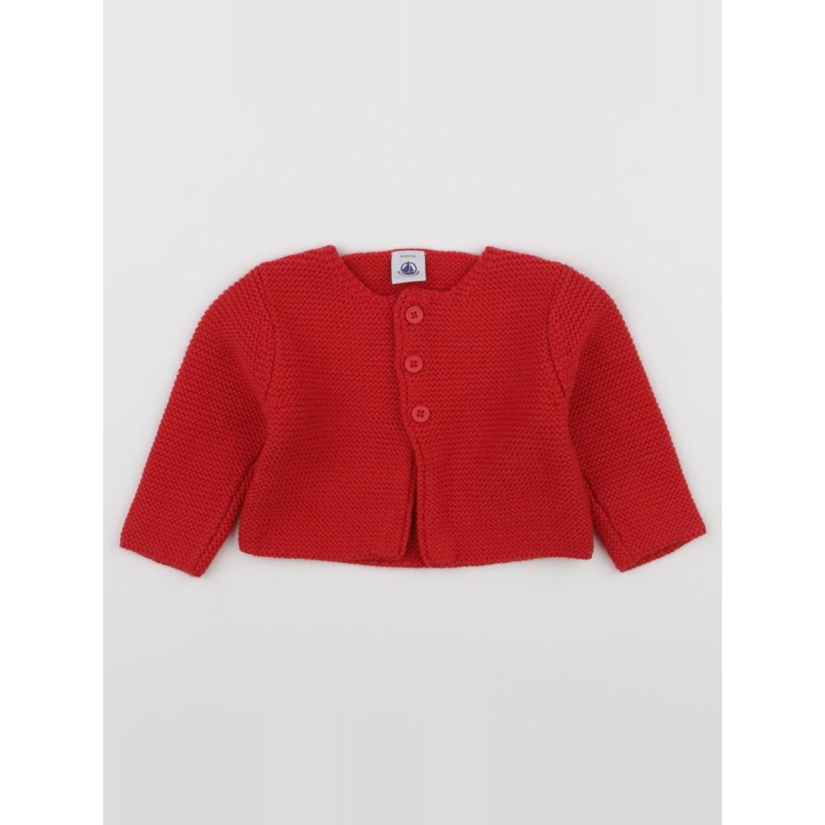 Gilet - Très bon état rouge, PETIT BATEAU