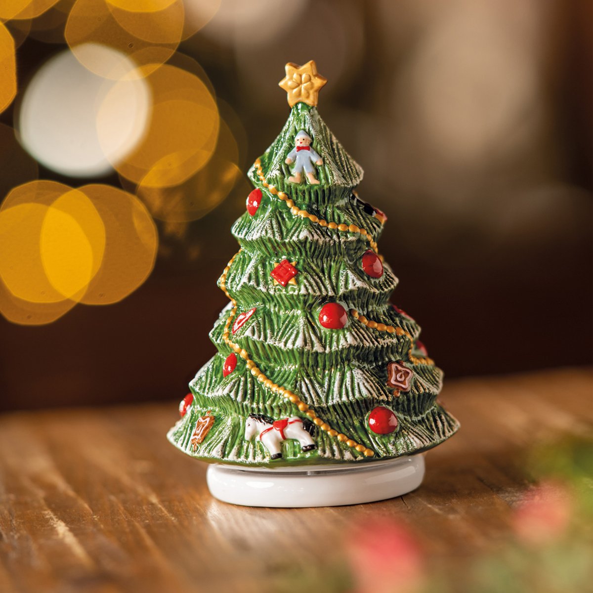Arbre De Noël, Tournant NOSTALGIC MELODY vert, VILLEROY & BOCH