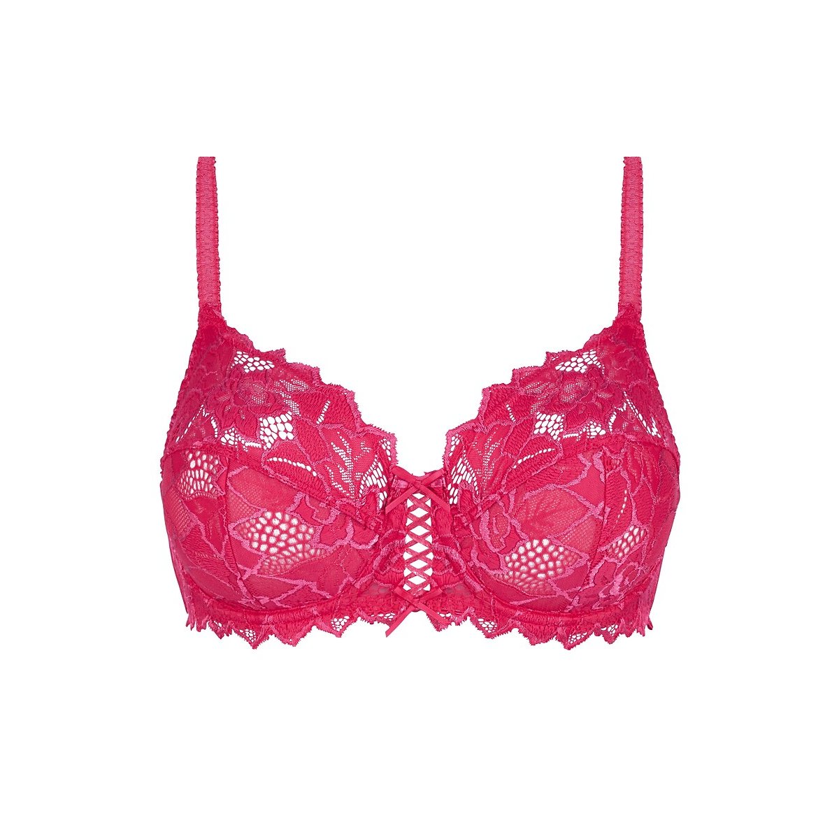 Soutien gorge emboitant avec armatures Arum rose fluo, SANS COMPLEXE