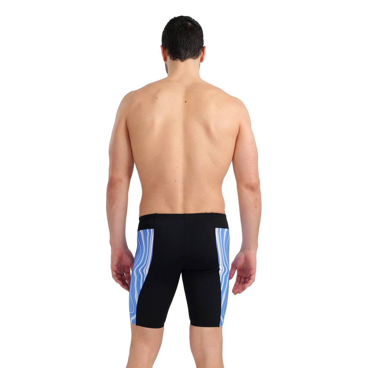 Jammer de bain Marbled black-royal multi, ARENA