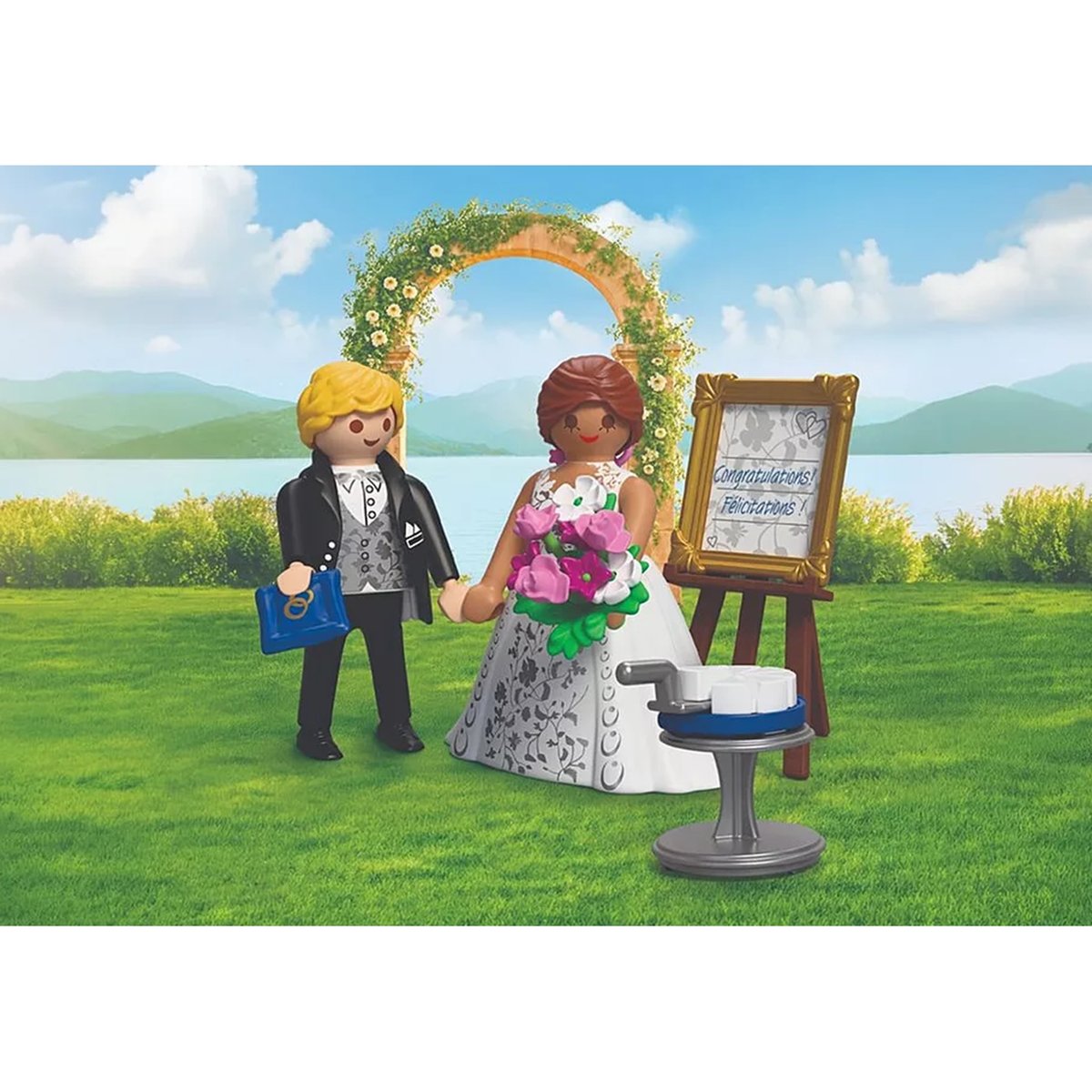 Félicitationsmariés multicolore, PLAYMOBIL