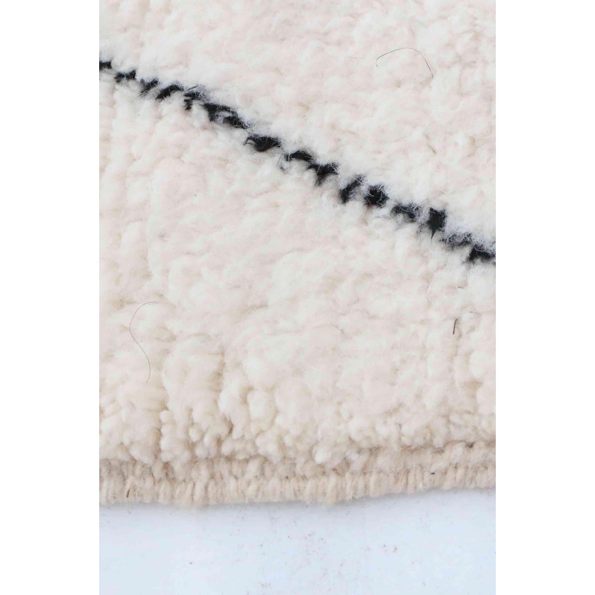 Tapis berbère marocain pure laine 124 x 192 cm beige clair, AFK LIVING