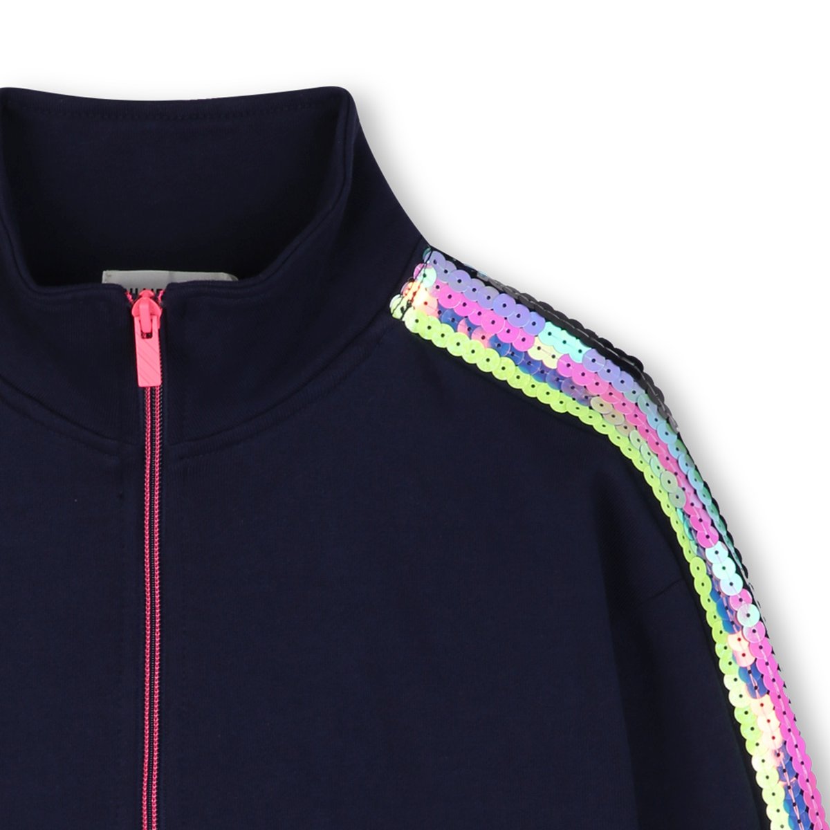 Cardigan en molleton indigo blue, BILLIEBLUSH