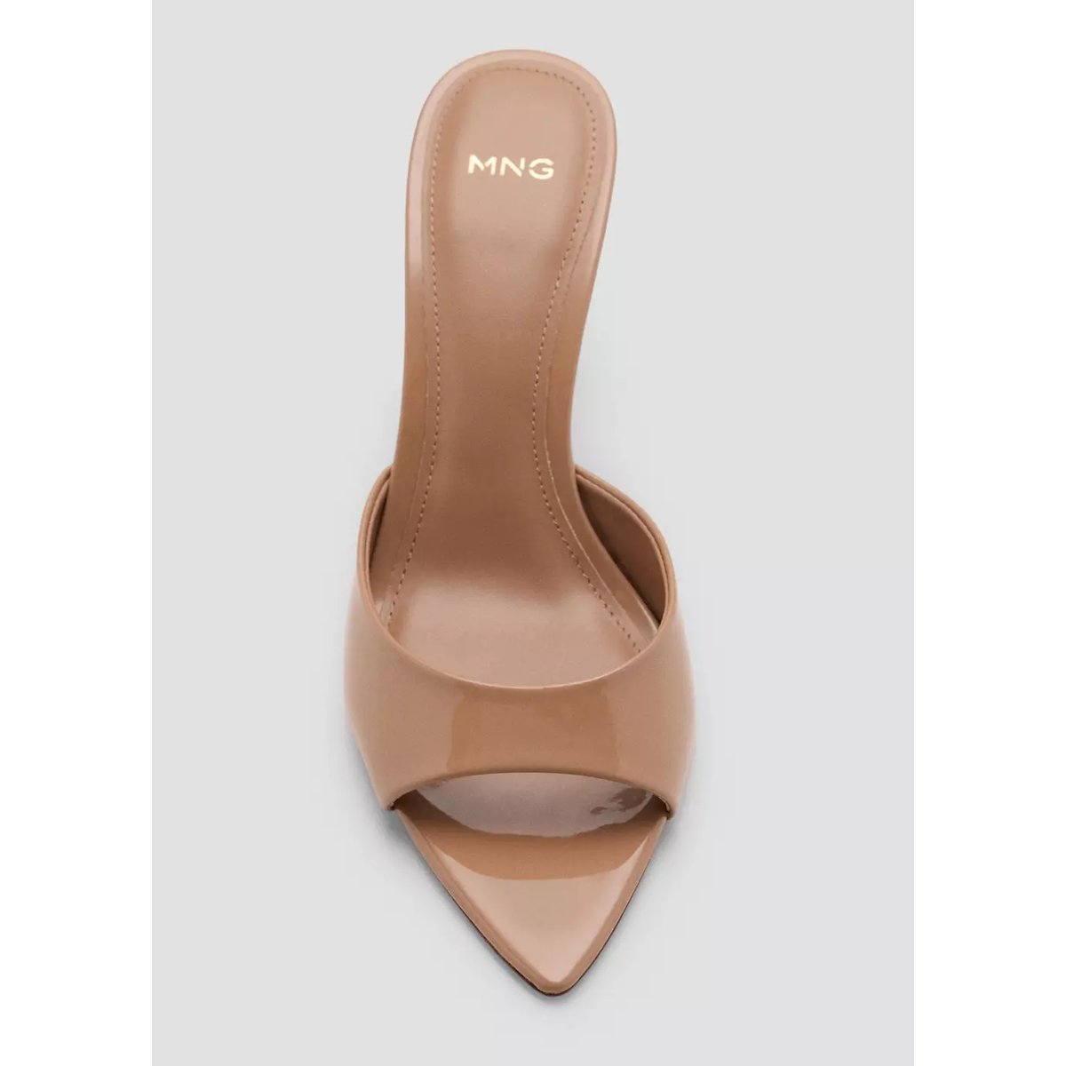 Sandales pointues à talon nude, MANGO