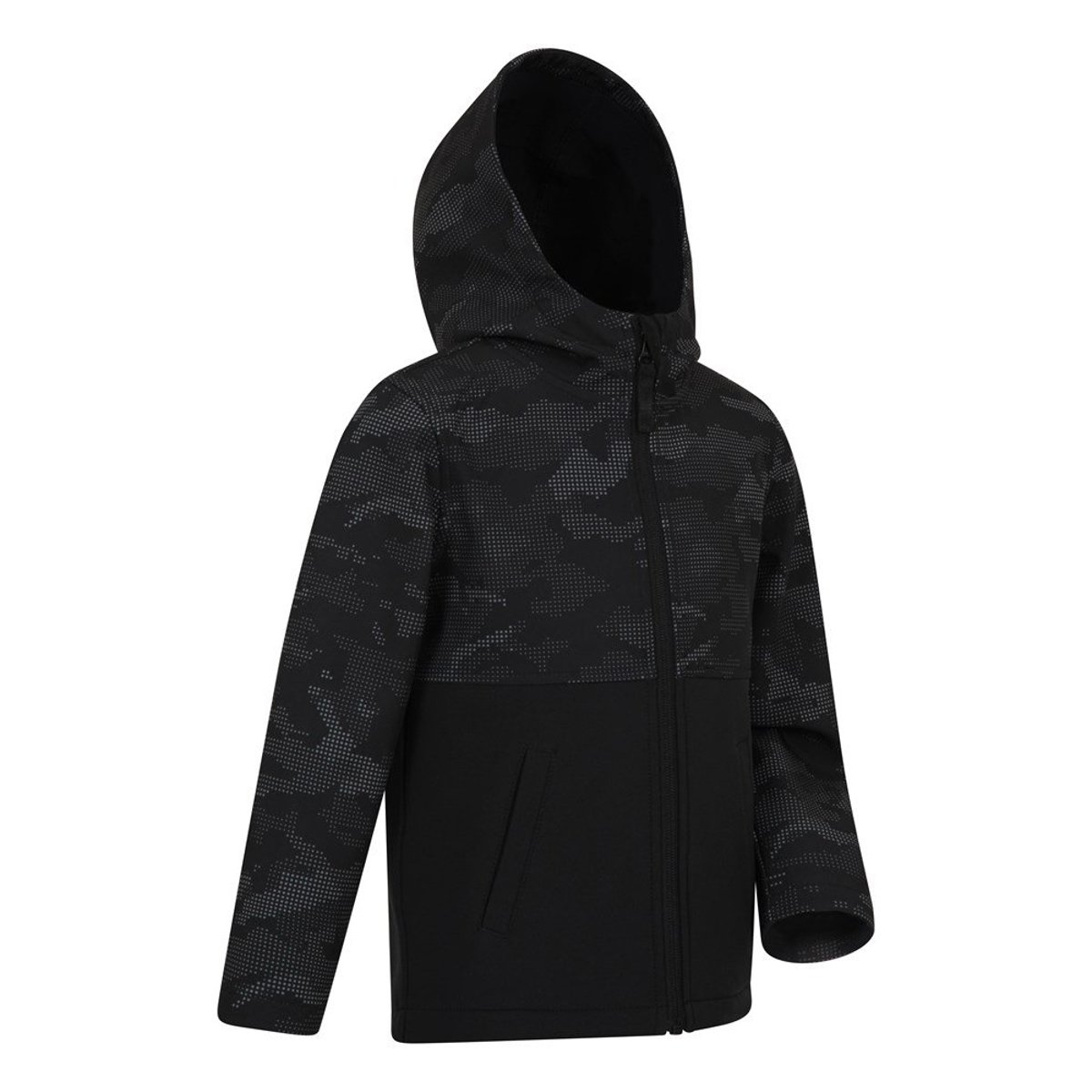 Veste softshell EXODUS noir, MOUNTAIN WAREHOUSE