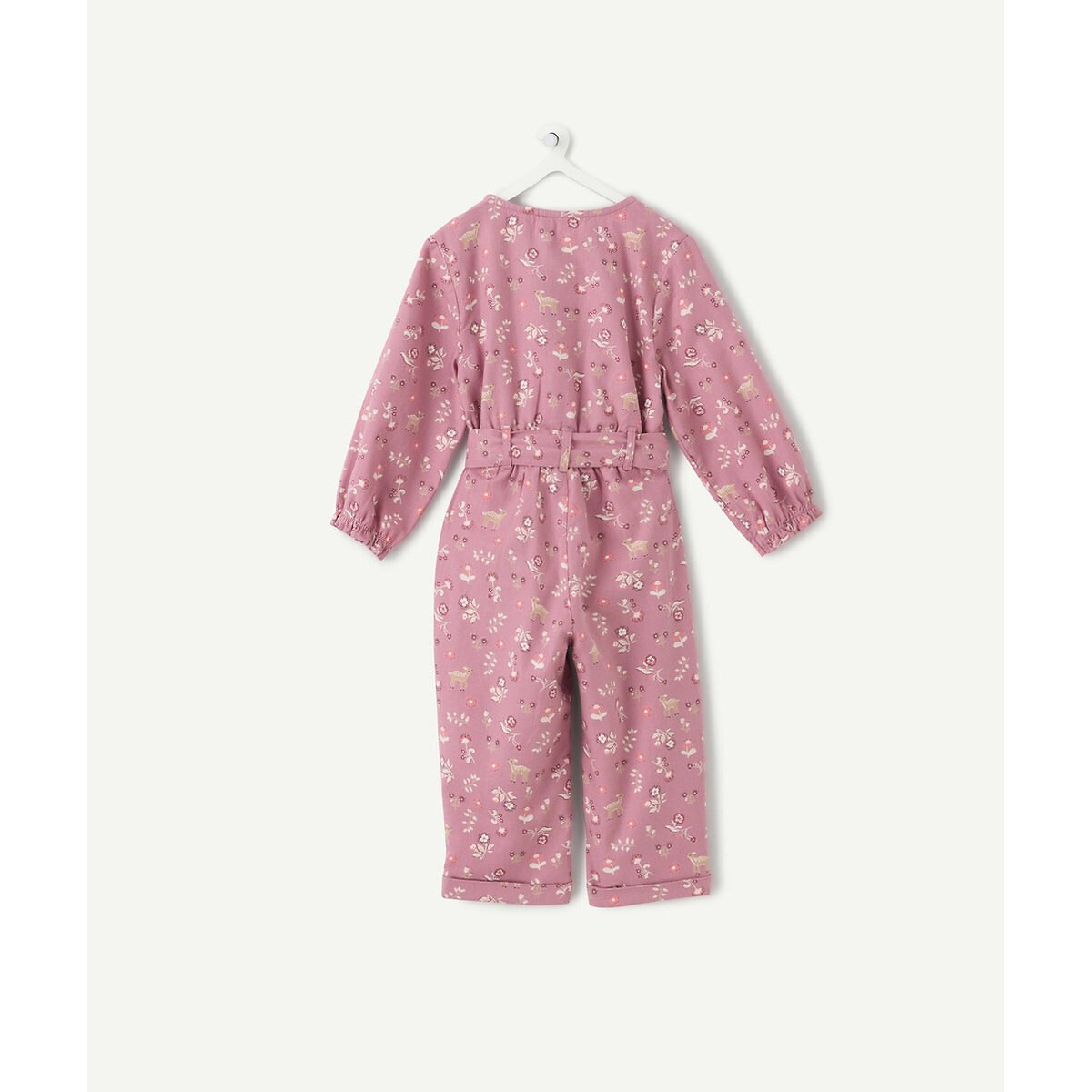 Tutina lunga, stampa floreale rosa, TAPE A L'OEIL