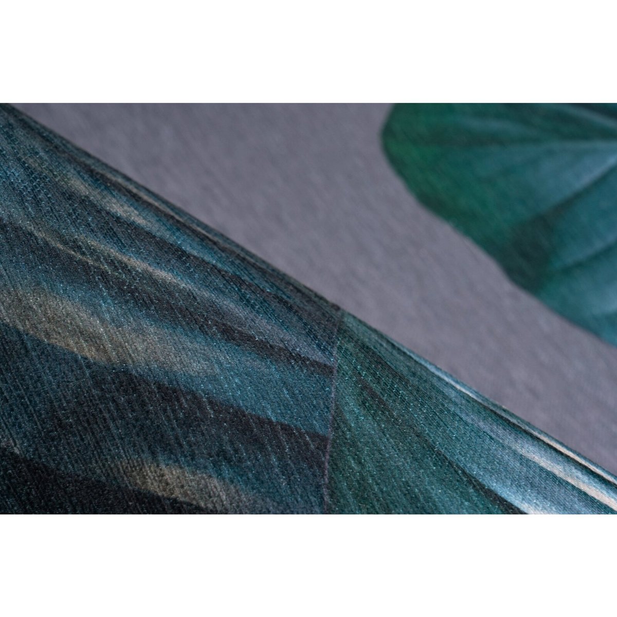 Tapis rectangulaire, TROPICAL noir, vert, ARTE ESPINA