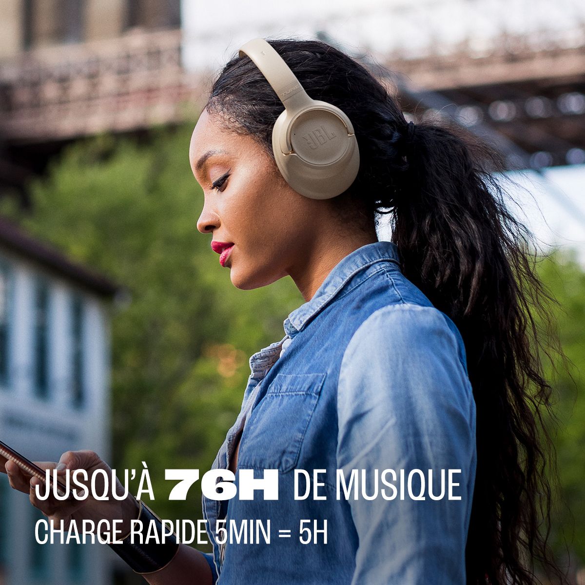 Casque Tune 730BT Bleu couleur unique, JBL