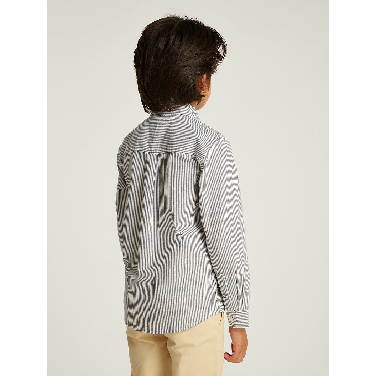 Chemise manches longues rayé bleu marine, TOMMY HILFIGER