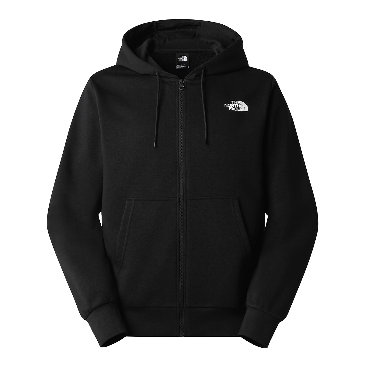 Sweat zippé à capuche en French Terry noir, THE NORTH FACE