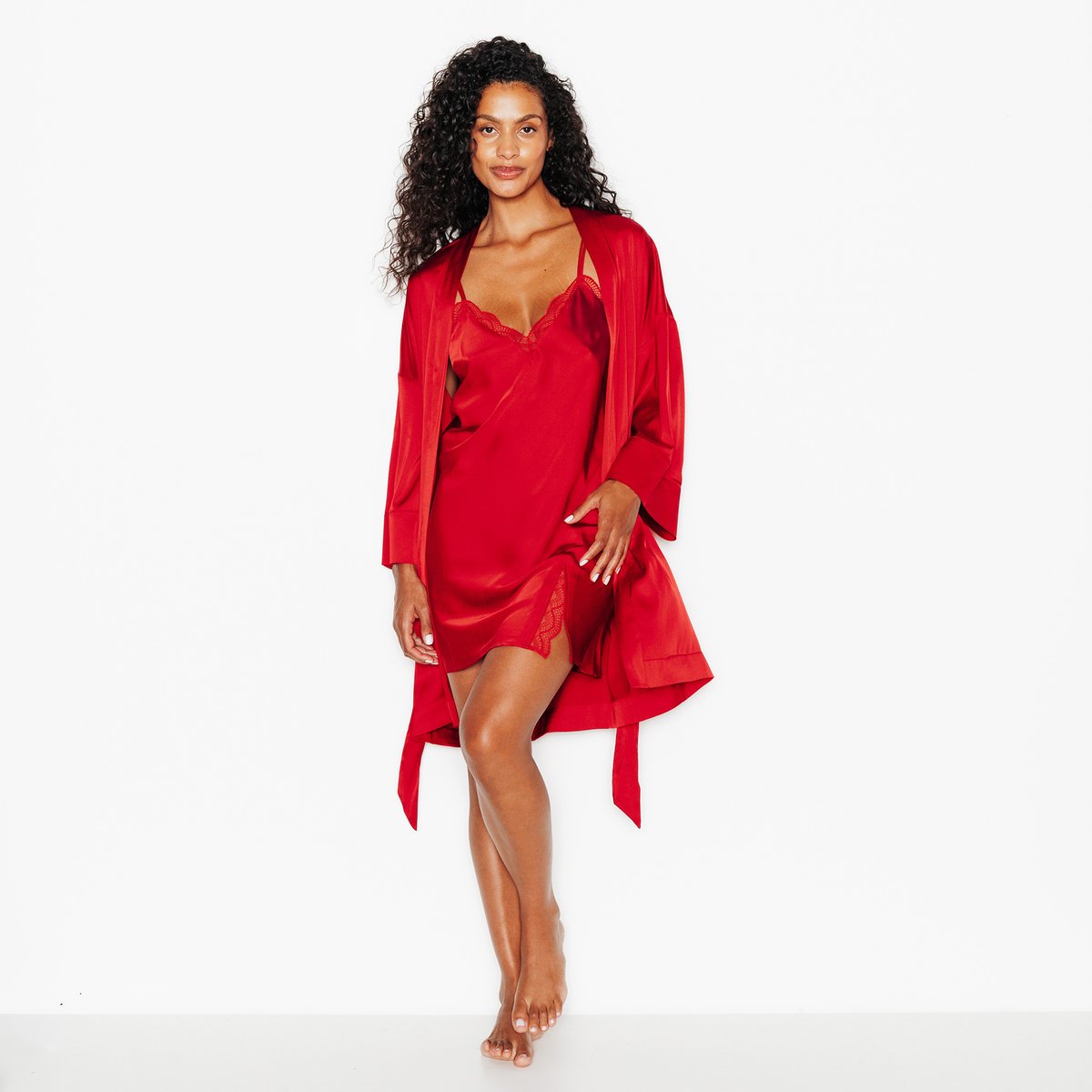 Déshabillé INOUIE rouge, ROUGEGORGE LINGERIE